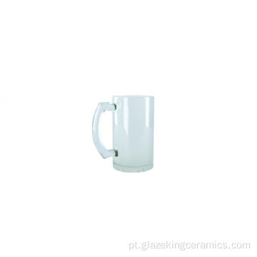 Glass Beer Stein, 0,4L, Frosted